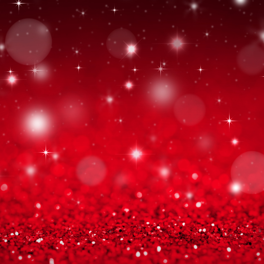 red lights background and white stars